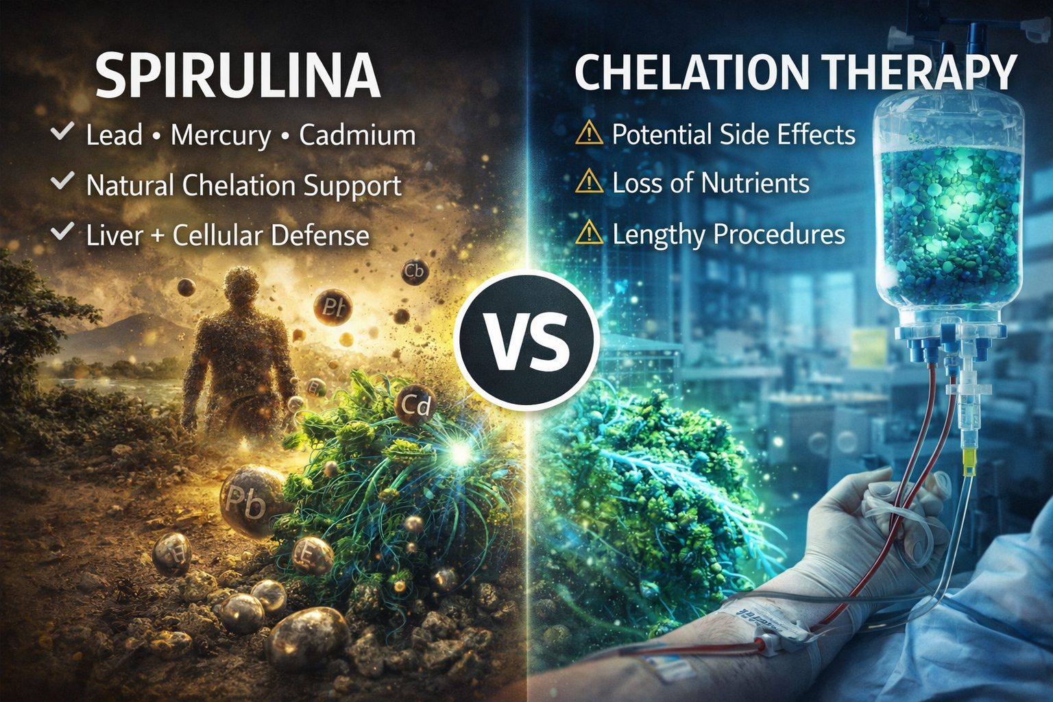 Spirulina for Heavy Metal Detox