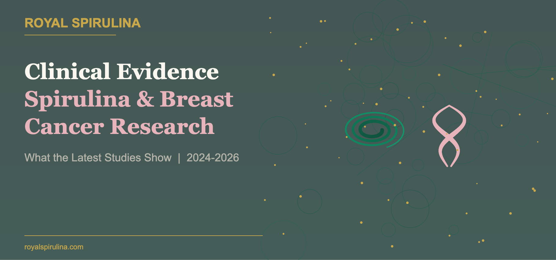 Spirulina and breast cancer research showing phycocyanin antioxidant and anticancer properties