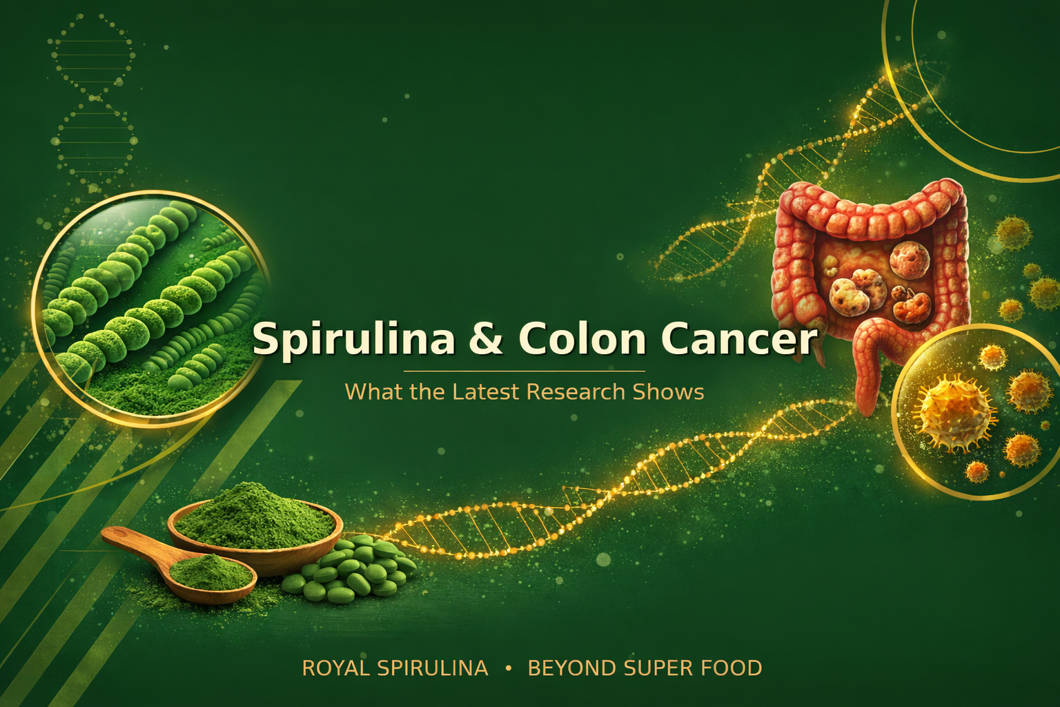 Spirulina and colon cancer research - prevention and treatment support