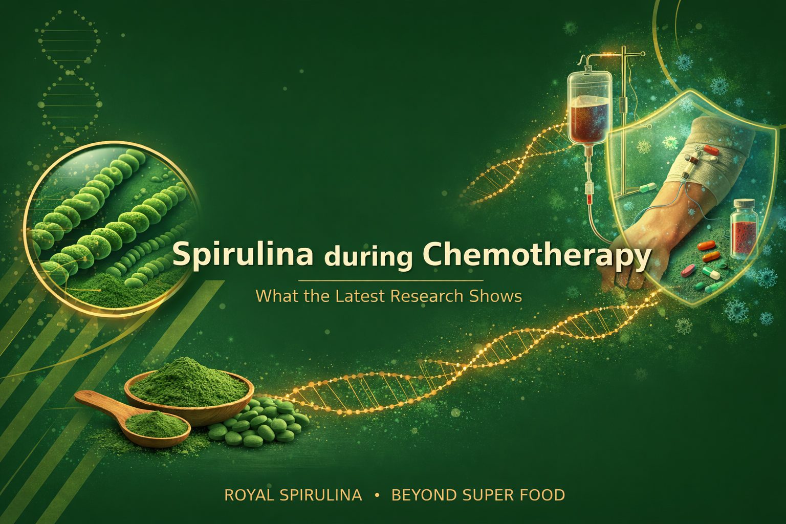 Spirulina during chemotherapy - clinical trial shows improved immune function and reduced myelosuppression