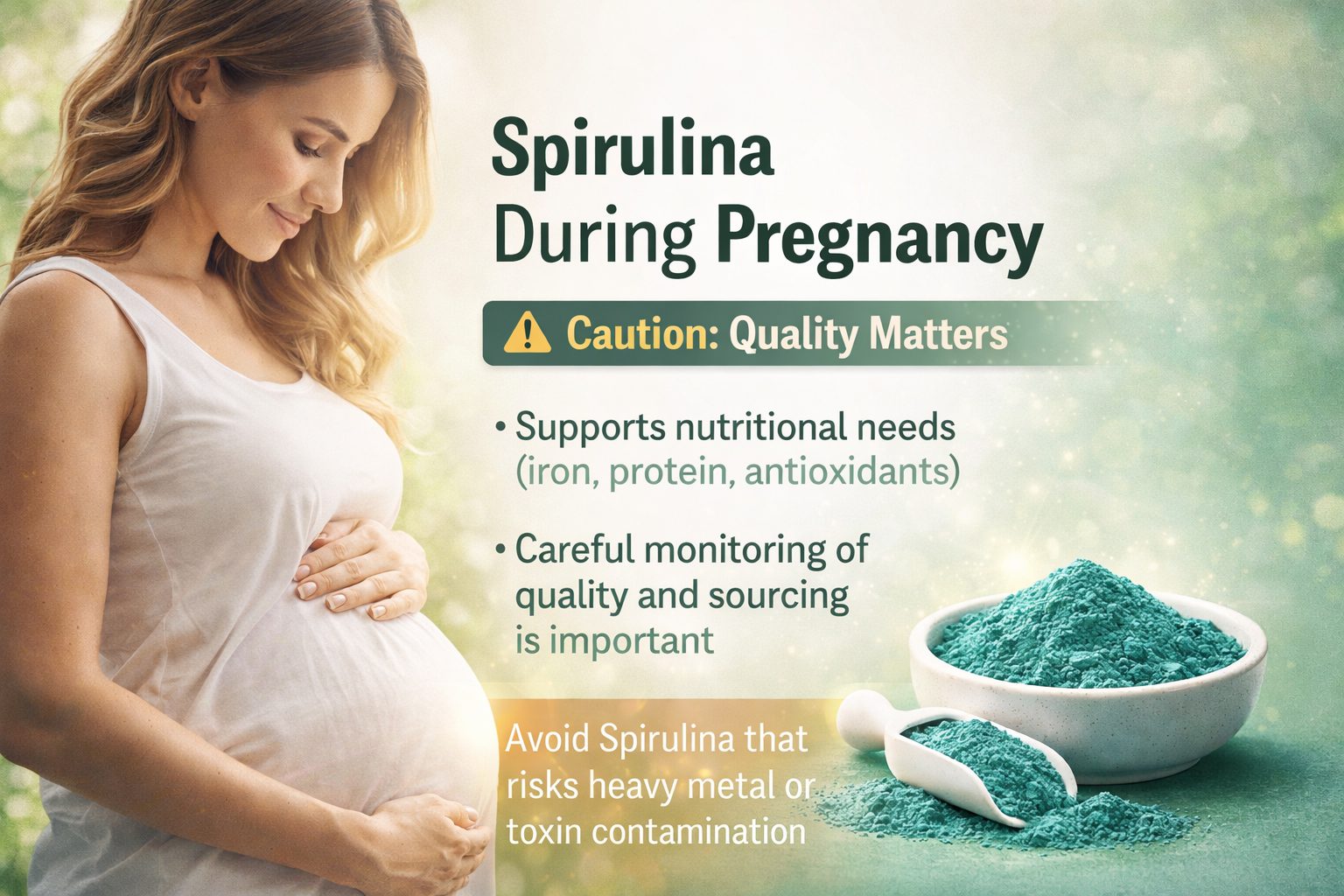 Spirulina during pregnancy - safe nutritional support for expecting mothers