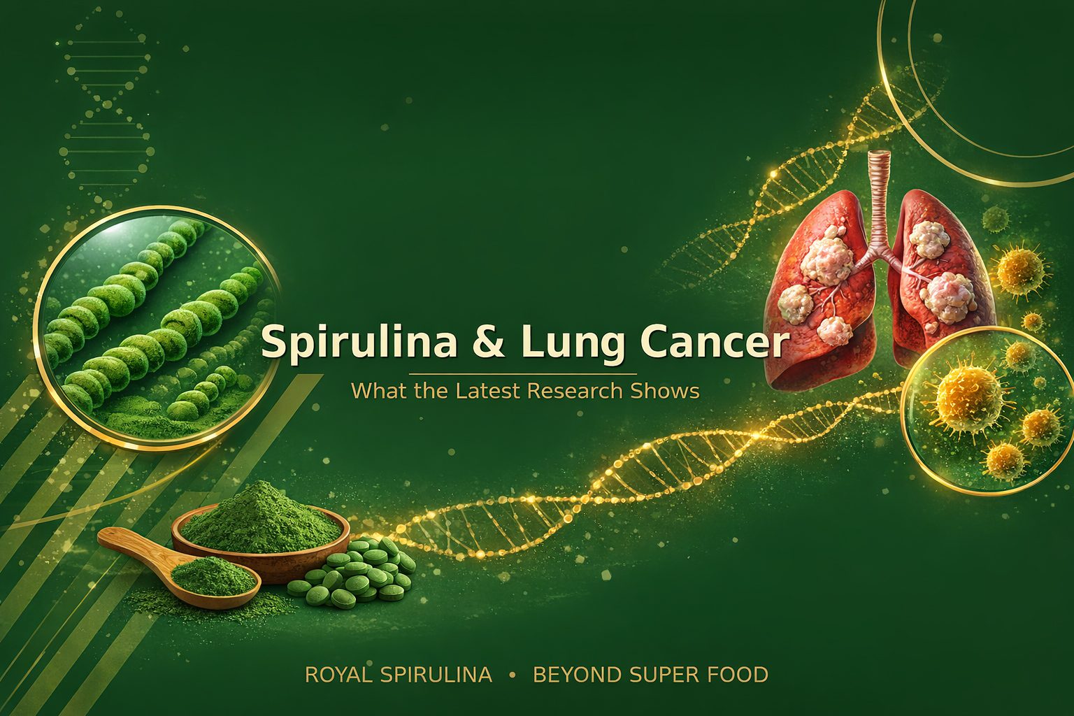 Spirulina and lung cancer research - phycocyanin inhibits NSCLC cell growth