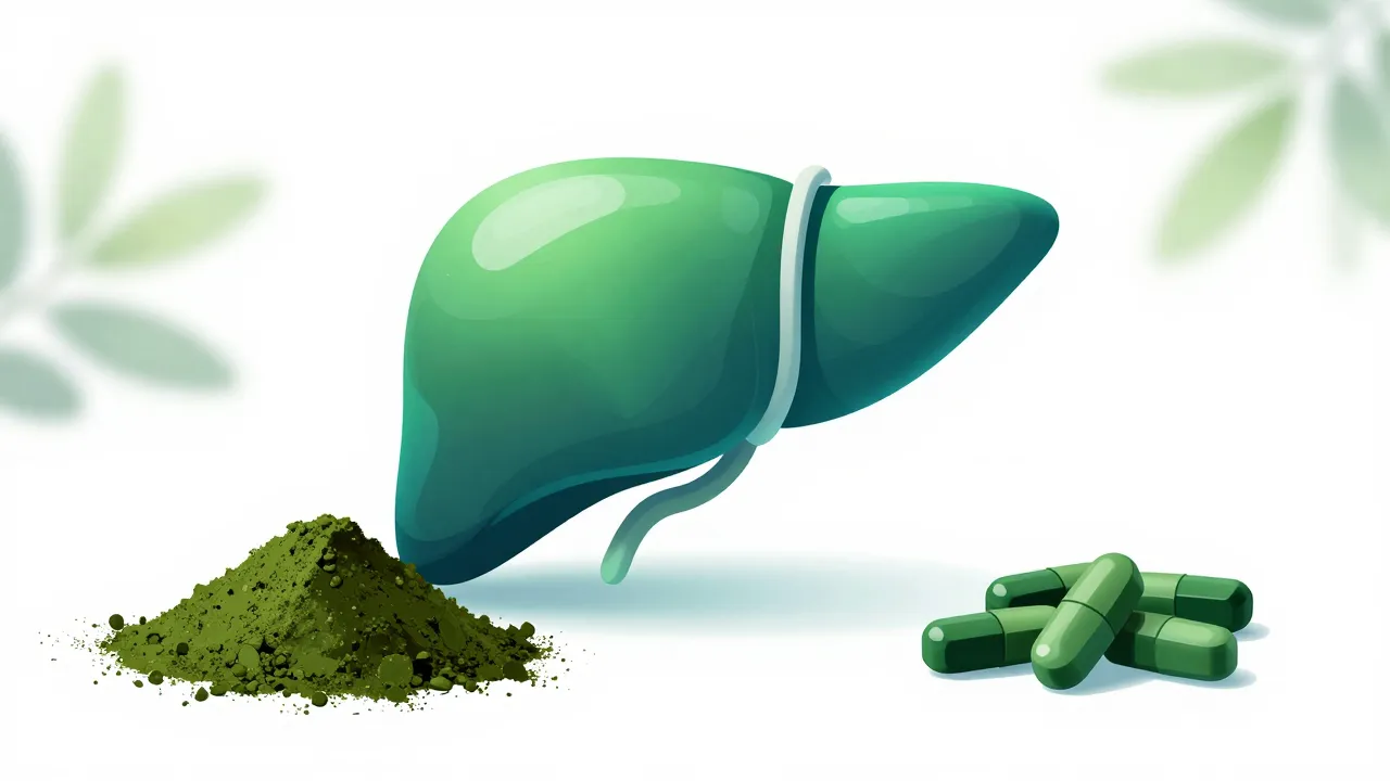 Spirulina for liver health - fatty liver and NAFLD protection